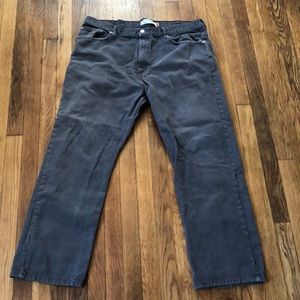 505 Men’s Levi Gray Jeans 42/30